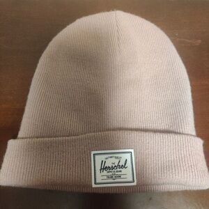 Herschel Supply Company Pink Knit Cuffed Beanie